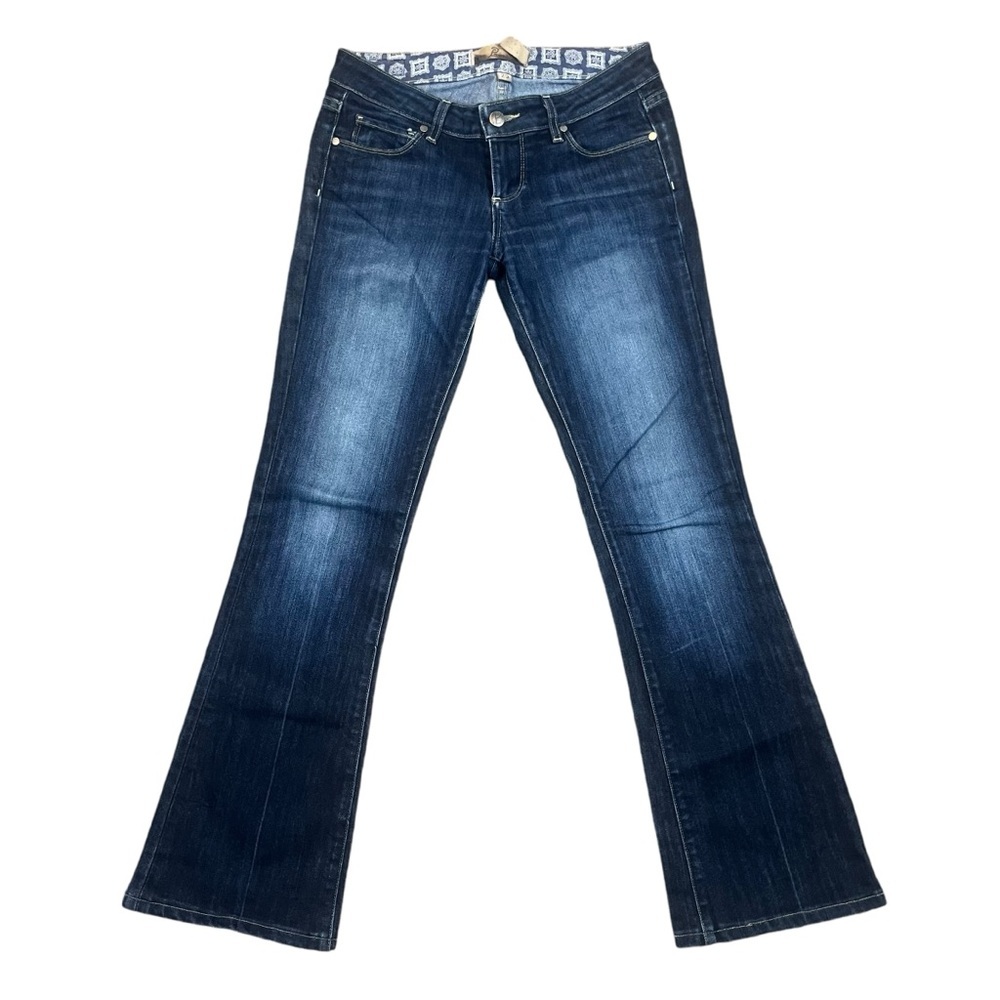 Paige low-rise bootcut dark wash Laurel Canyon jeans size 25 - fits like 24.